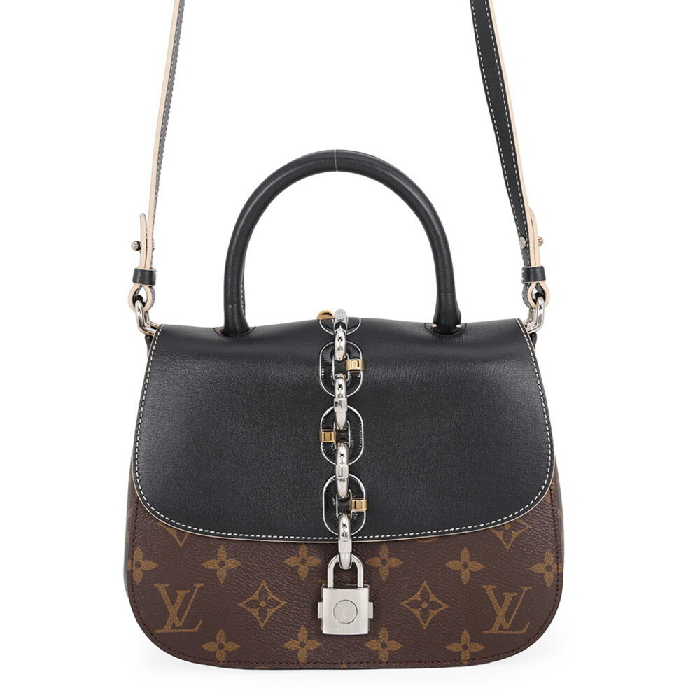 Louis Vuitton Monogram Chain It PM Handbag M44115 LOUIS VUITTON 2-way Black f...